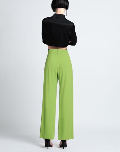 Woman Pants Lime green Size 6 Polyester, Elastane