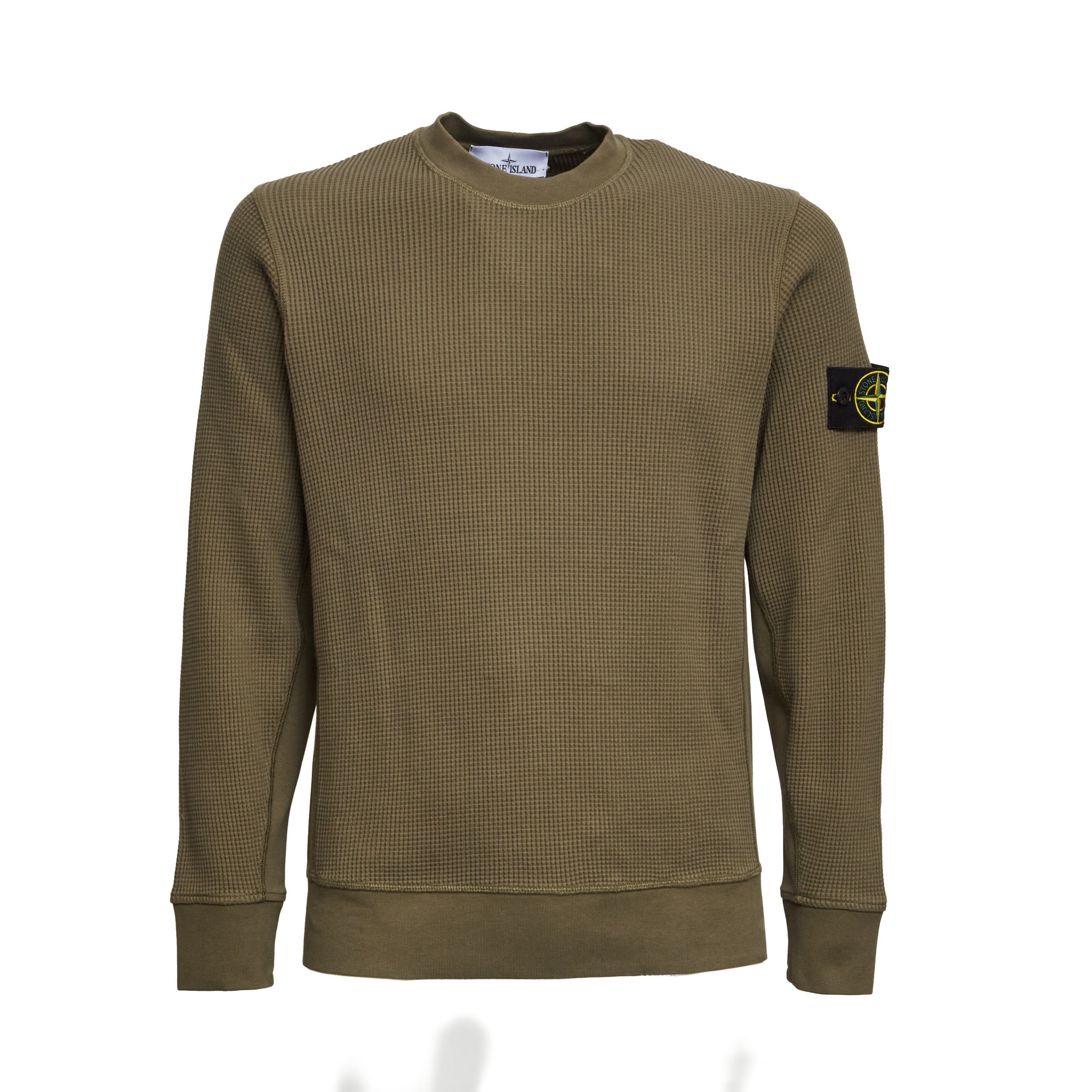 Organic Cotton Waffle Fleece Sweatshirt for Men