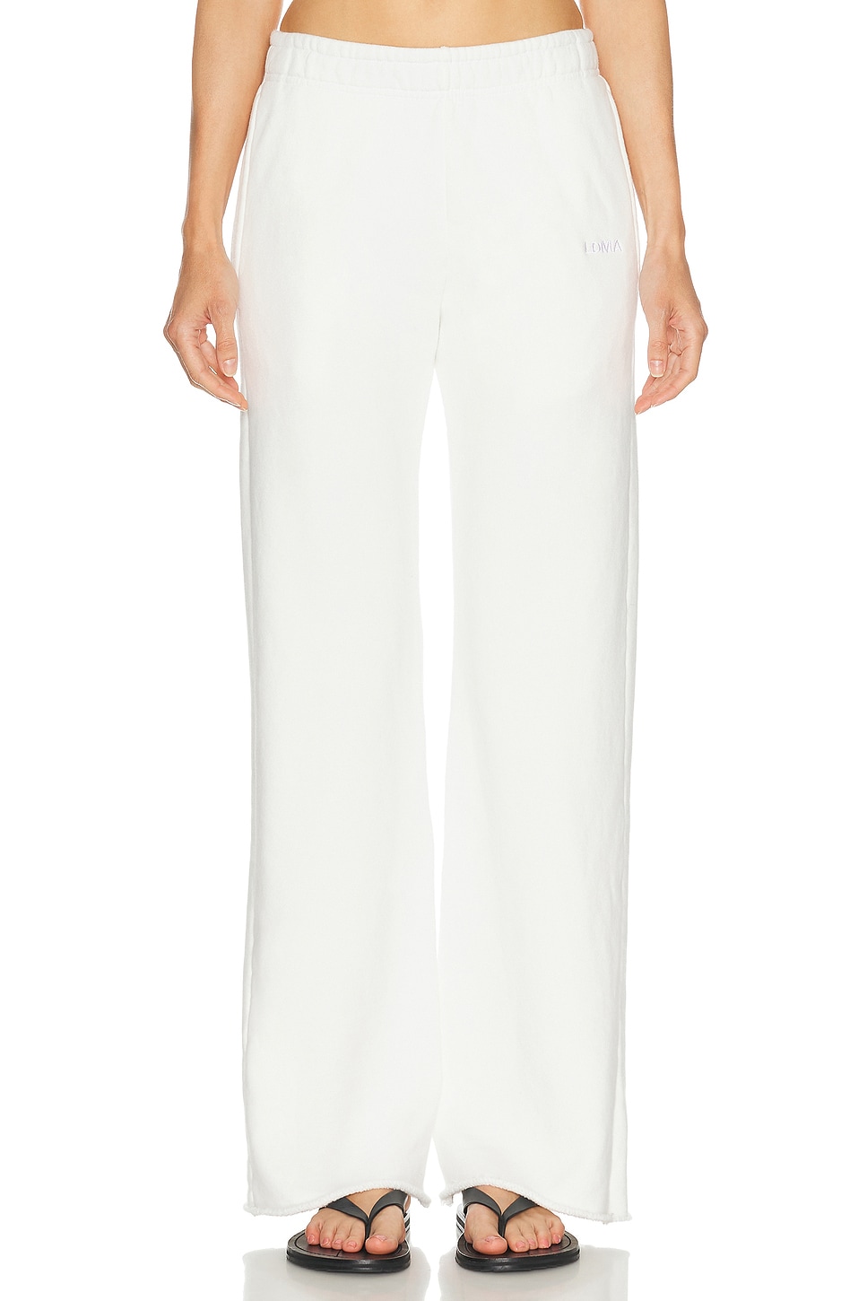 LDMA All Day Straight Leg Sweatpant in Cream - Cream. XS also in