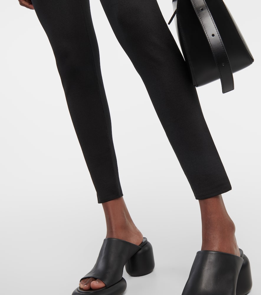 Anya silk-blend jersey leggings