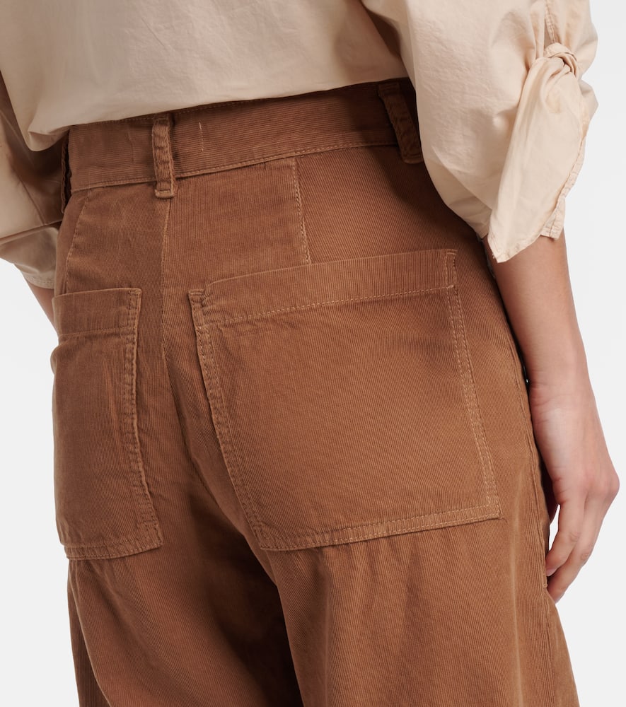Sue cotton straight pants