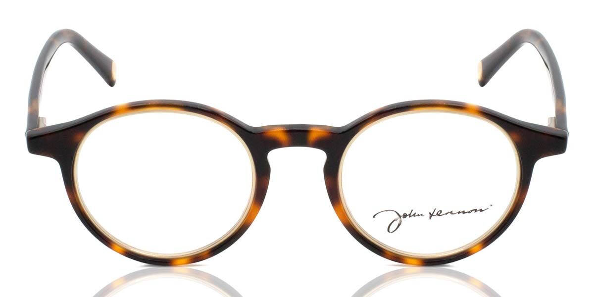 John Lennon JO168 Ze-M Men's Eyeglasses Tortoiseshell Size 45 - Blue Light Block Available
