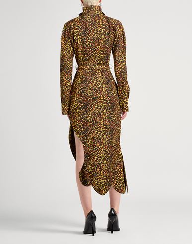 Woman Midi dress Black Size 0 Cotton, Viscose, Polyester