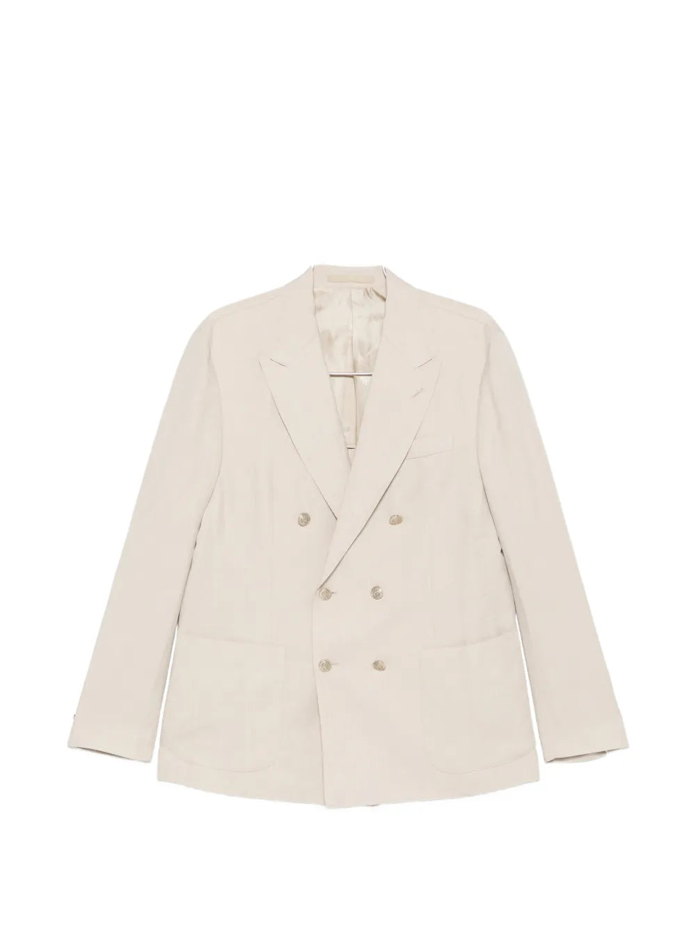 Double-Breasted Blazer — Cream