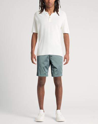 Man Shorts & Bermuda Shorts Deep teal Size 28 Cotton, Polyester, Elastane