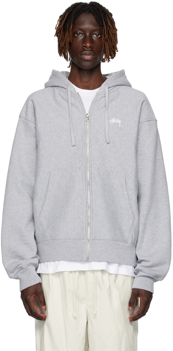 Gray Full Zip Hoodie