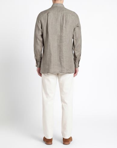 Man Shirt Grey Size M Linen