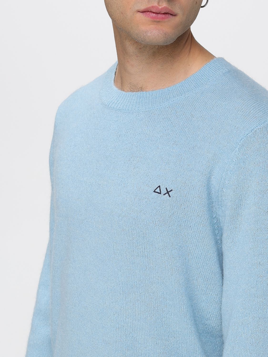 Sweater Men color Gnawed Blue