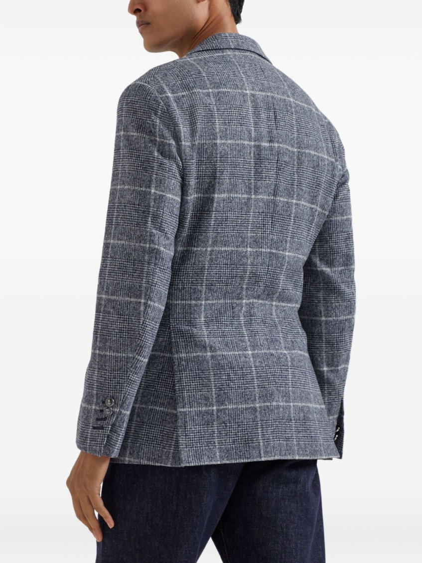 Single-breasted blazer - Blue