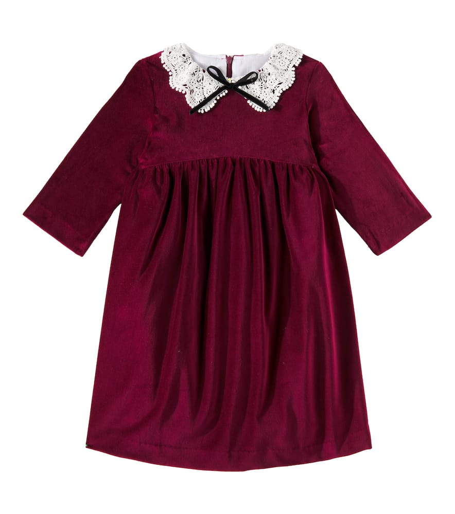 Antonella cotton velvet dress