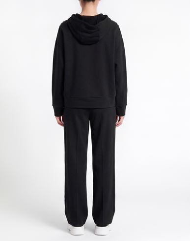 Woman Sweatshirt Black Size L Cotton