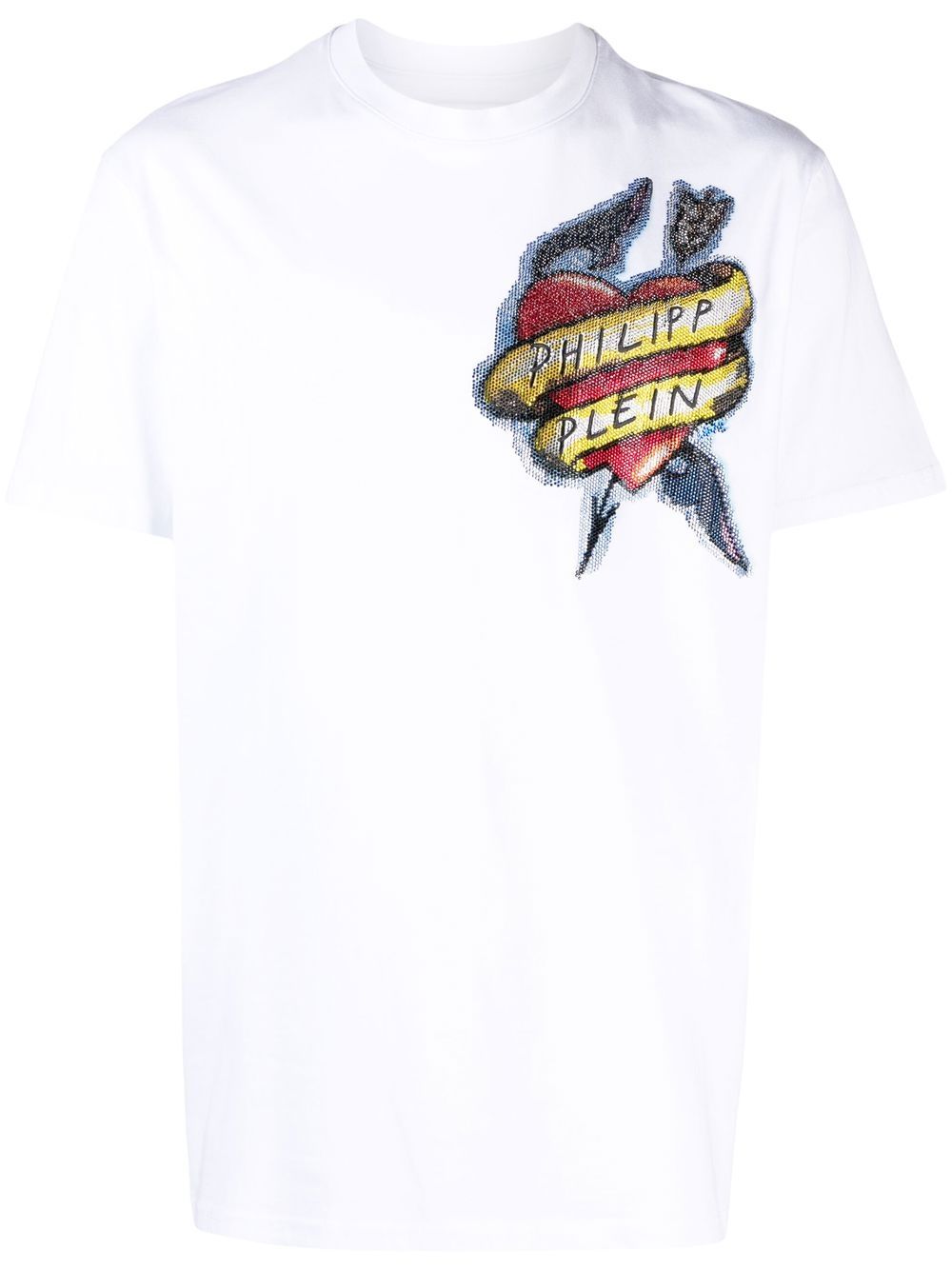 Tattoo-print T-shirt - White