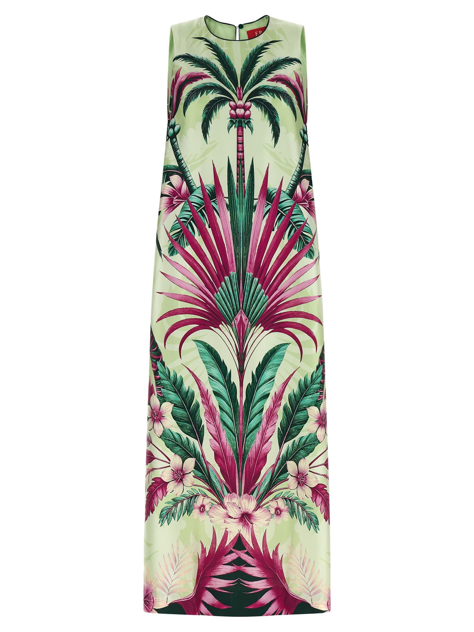 F. R.S. - FOR RESTLESS SLEEPERS Silk Long Women's Dress
