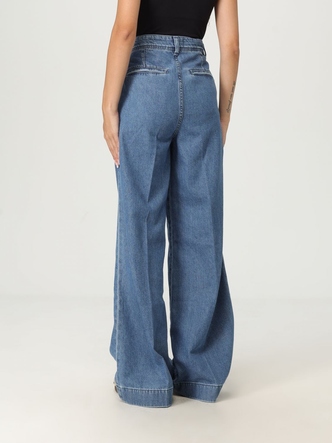 Jeans Woman color Denim