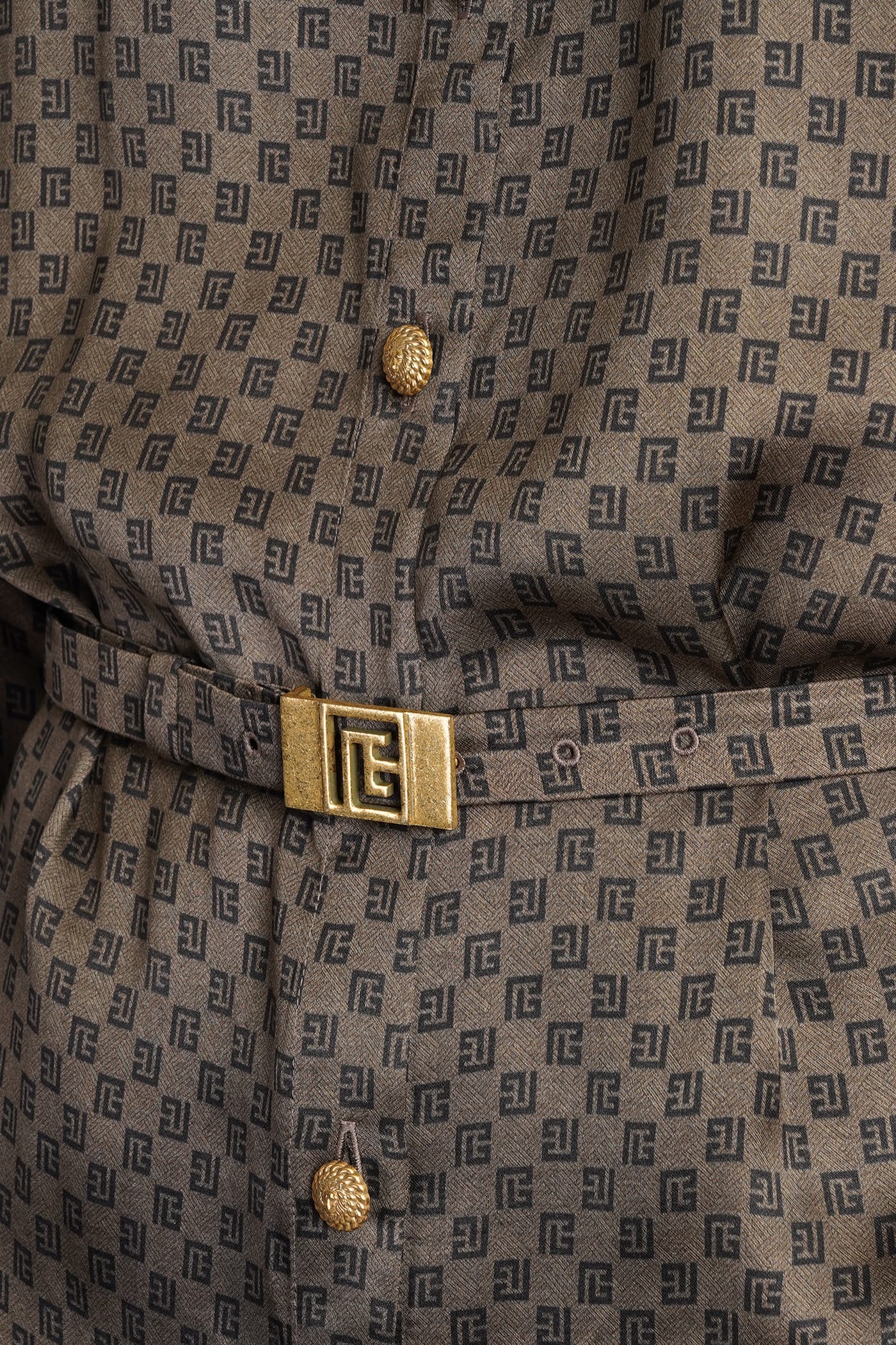 Shirt In Brown Viscose