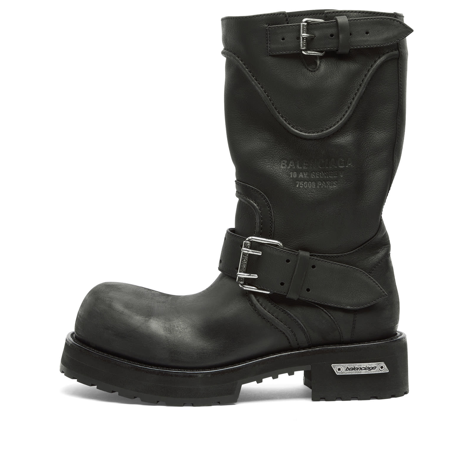 Balenciaga Venom Boot in Black & Silver - Black.  44 also in