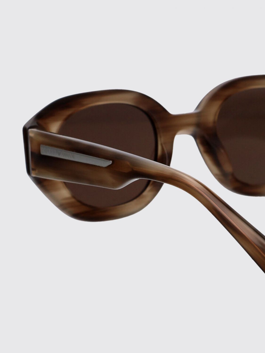 Oval-frame sunglasses - Black