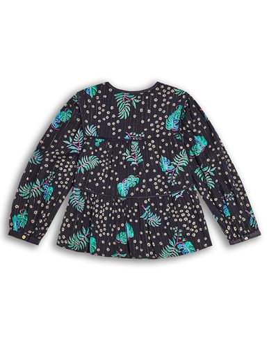 Kid Girl Top Midnight blue Size 10 Organic cotton, Polyester