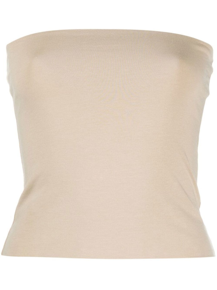 Strapless bandeau top - Neutrals
