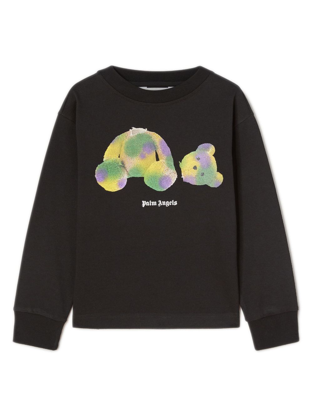 Logo-print cotton sweatshirt - Black