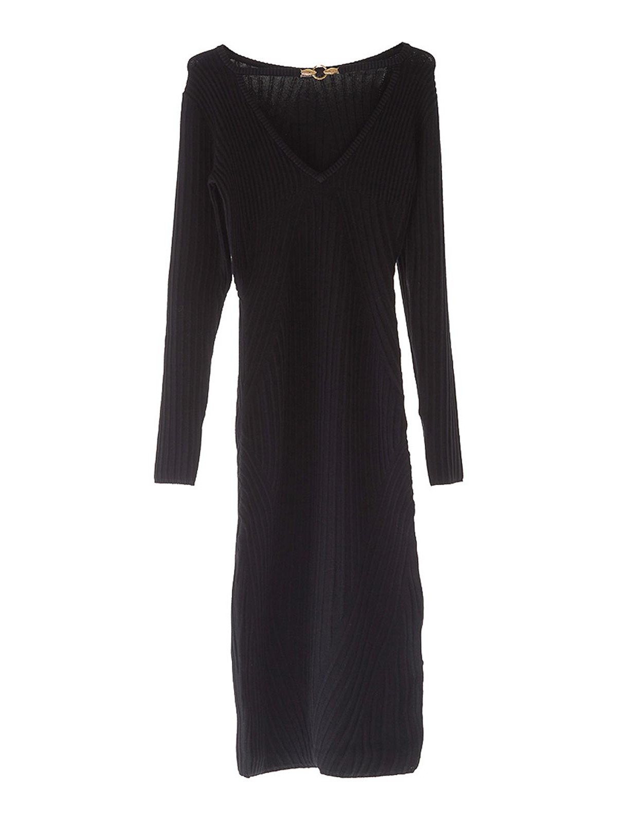 Long Sleeve Lurex Dress