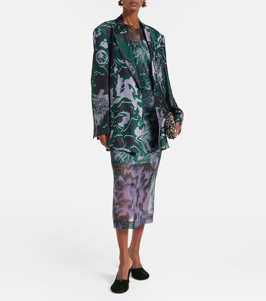 Printed blazer