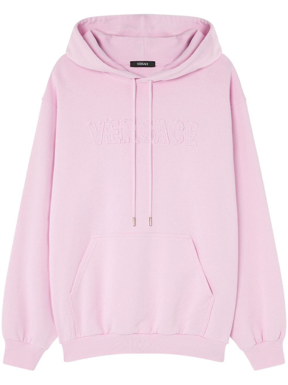 Logo-patch hoodie - Pink