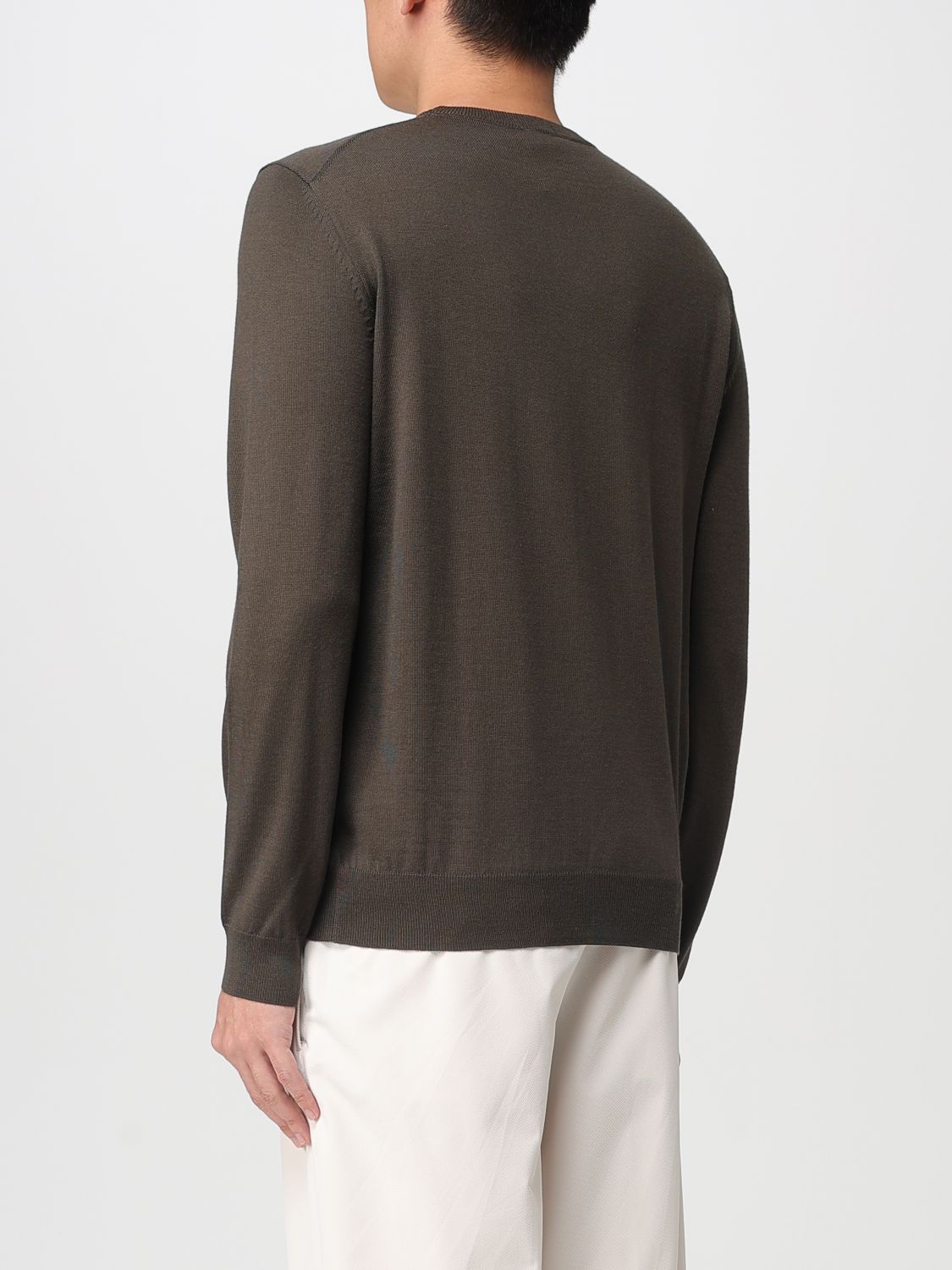 Sweater Men color Grass Green