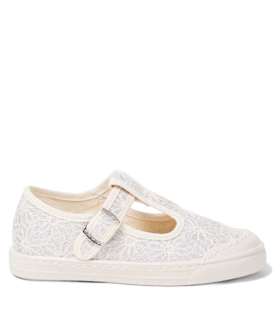 PèPè Embroidered slip-on shoes