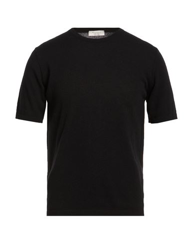 Man Sweater Black Size XL Merino Wool, Cashmere