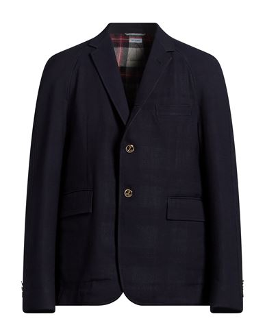 Man Blazer Midnight blue Size 1 Wool, Silk
