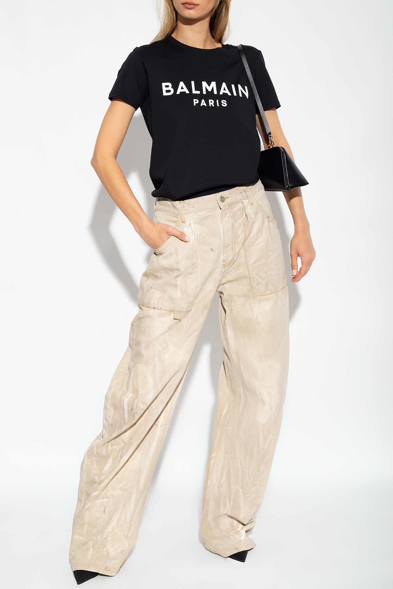 T-shirt With Logo, Women's, Black