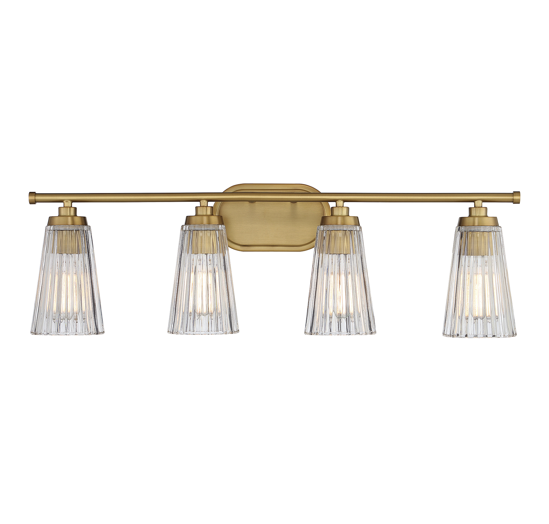 Chantilly 4-Light Bathroom Vanity Light in Warm Bra