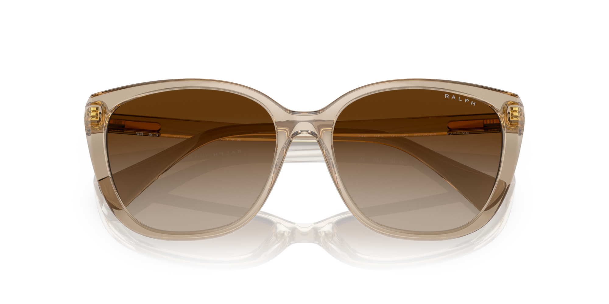 Ralph Lauren Woman Ralph Lauren RA5274 580213 Sunglasses Injected Brown Brown Butterfly Normal Shaded