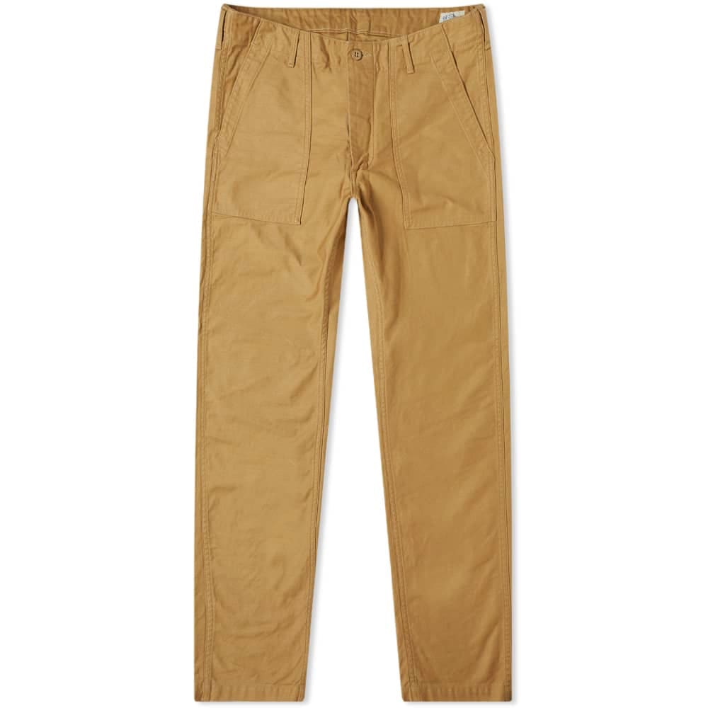 Men's Slim Fit Fatigue Pants in Khaki