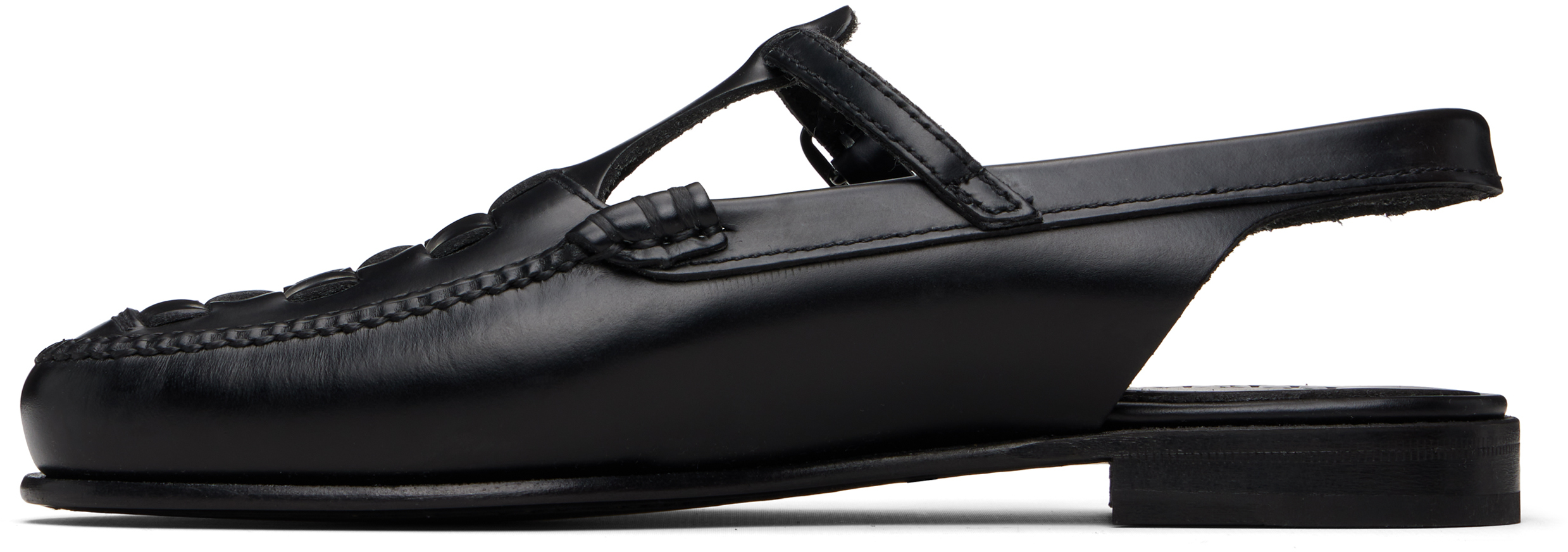 Black Roqueta Loafers