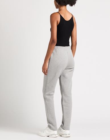 Woman Pants Light grey Size 4 Cotton
