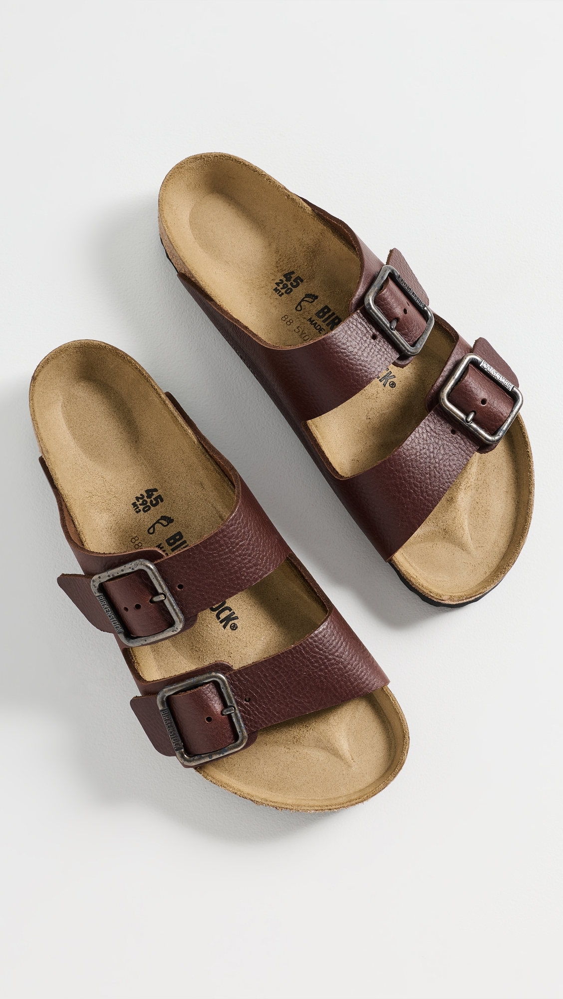 Arizona Wire Buckle Vintage Sandals Roast