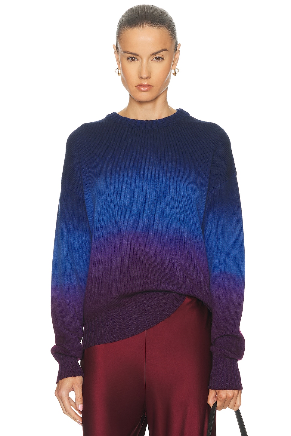 Amiya Classic Dye Sweater in Blue