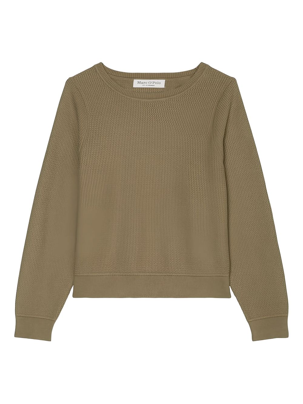 Waffle-knit sweater - Brown