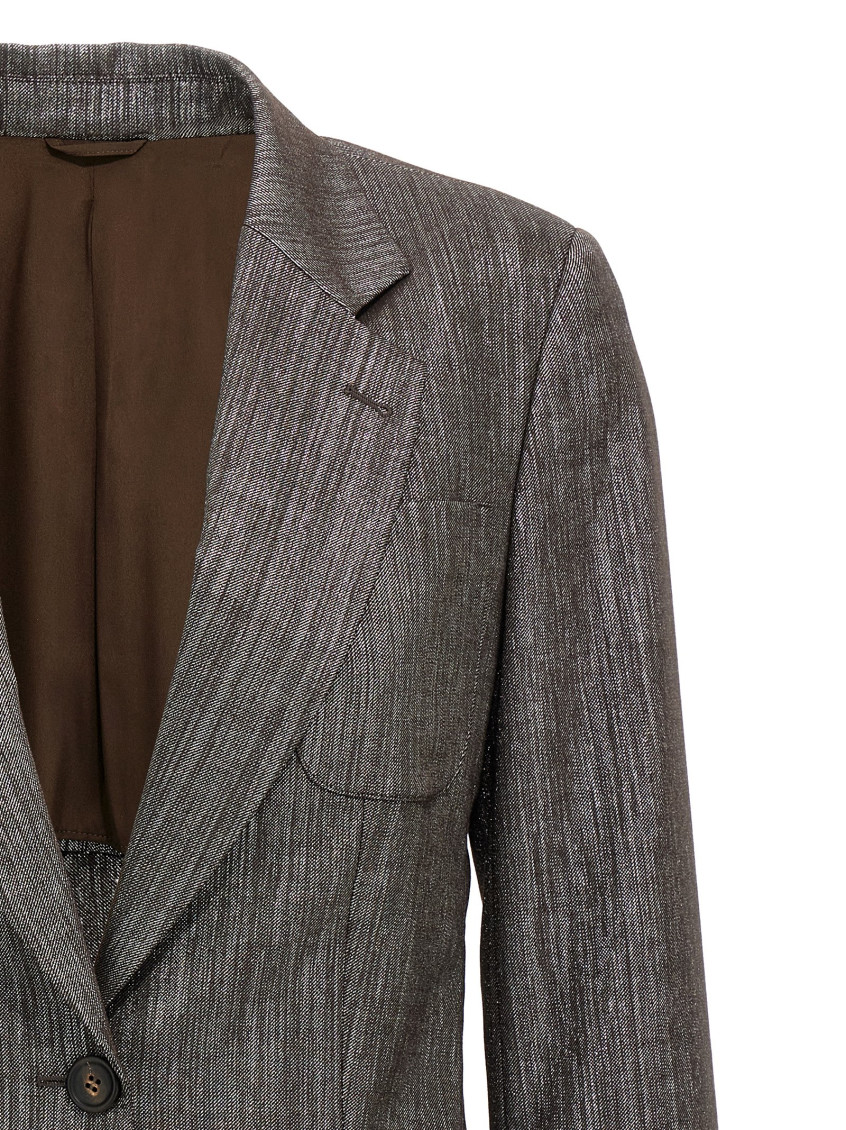 Lurex Fabric Blazer