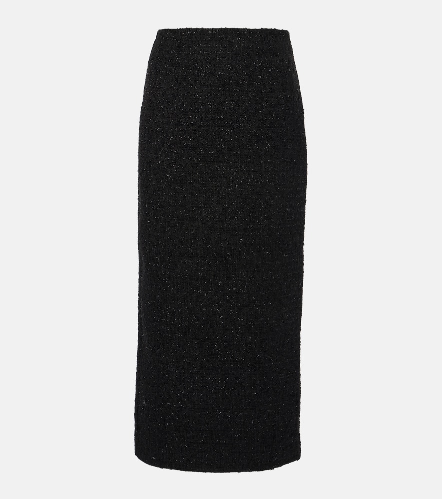 Bouclé pencil skirt