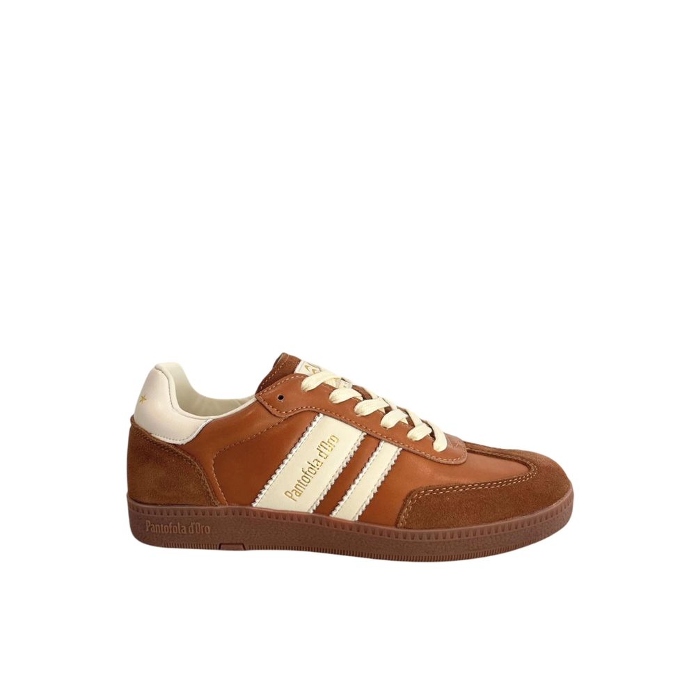 Pantofola D'Oro Brown Suede Men Men's Sneaker