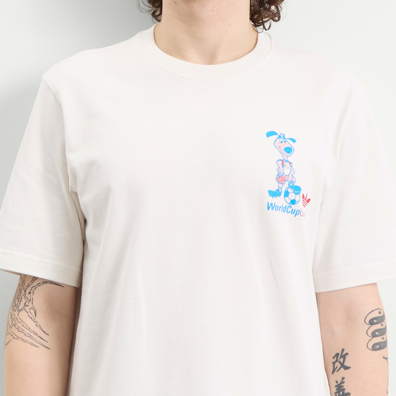 Men's Mascot T-Shirt in Cloud White