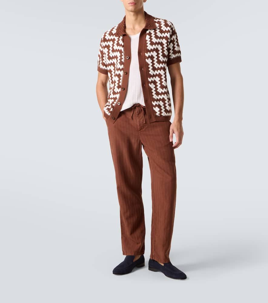Pinto crochet cotton cardigan