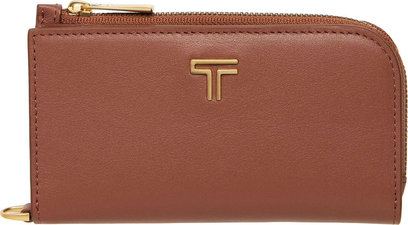 Belden L-Zip Card Case in Sienna