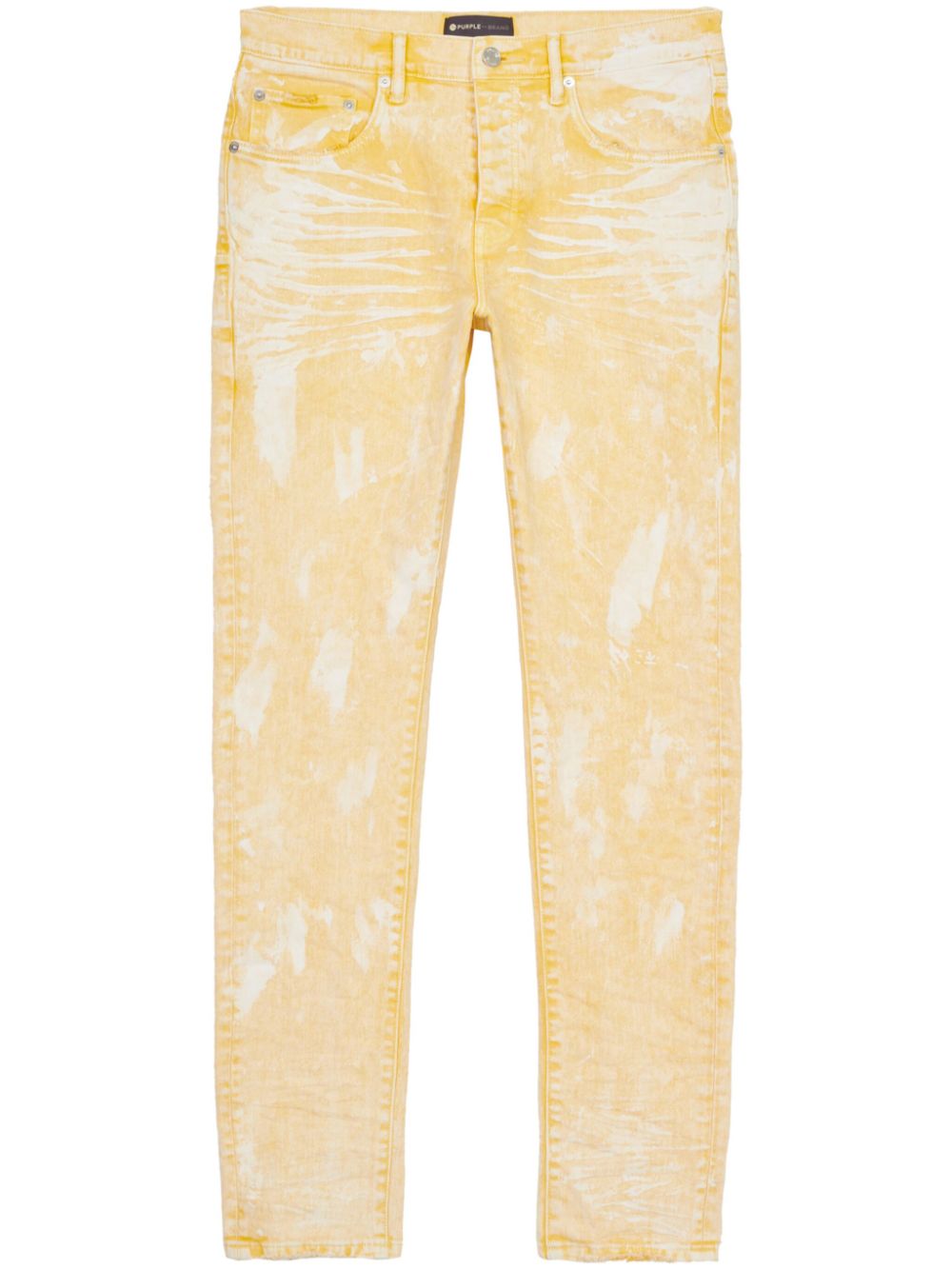 P001 low-rise skinny jeans - Yellow