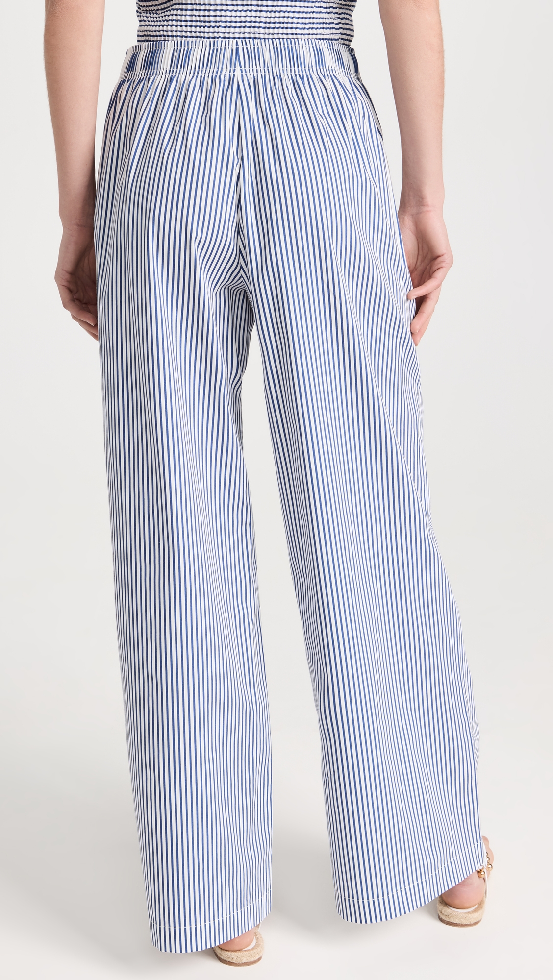 Pop Pants Navy Stripe