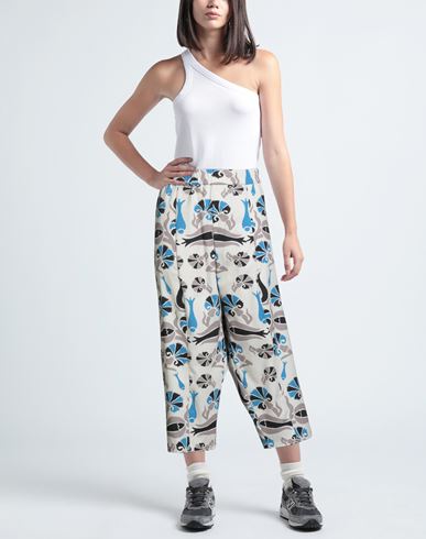 Woman Pants Ivory Size M/L Cotton