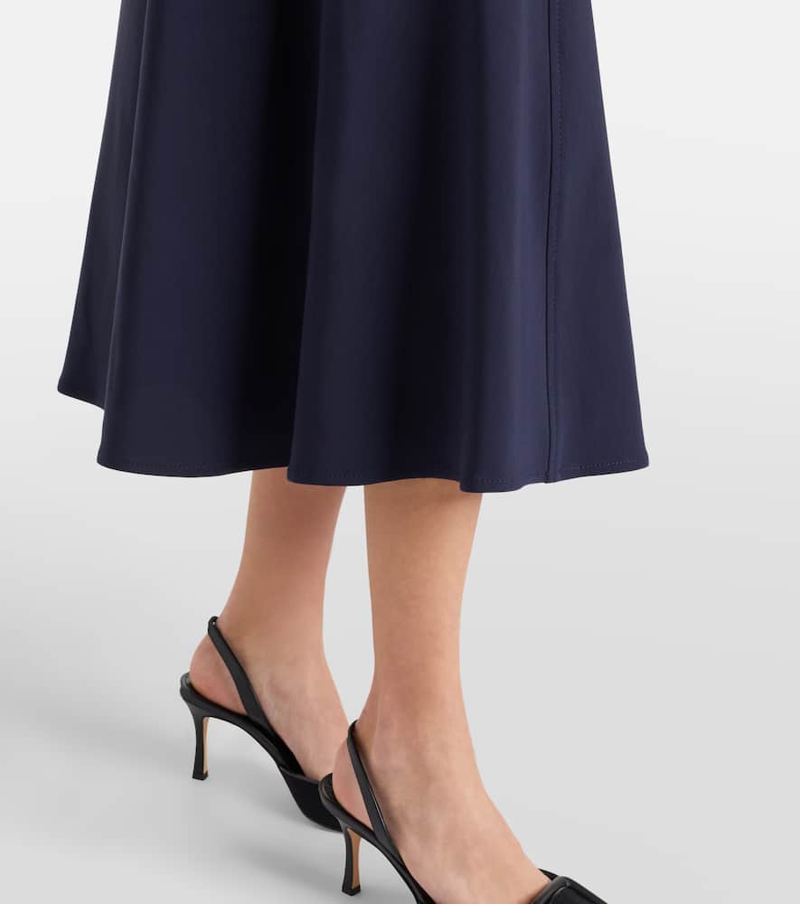 Alecia cotton-blend midi dress